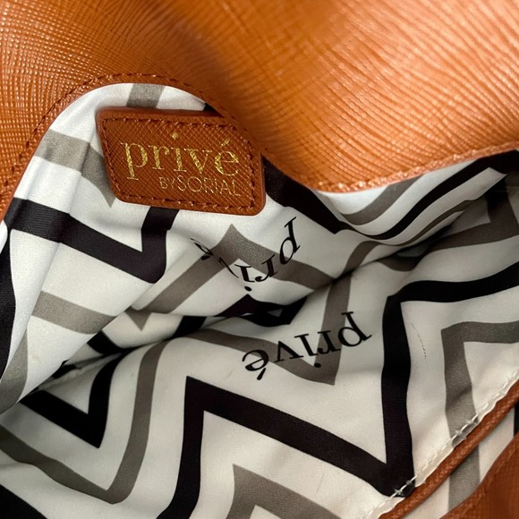 Prive By Sorial Women's Vegan Leather Envelope Clutch Wallet Purse - Picture 12 of 13